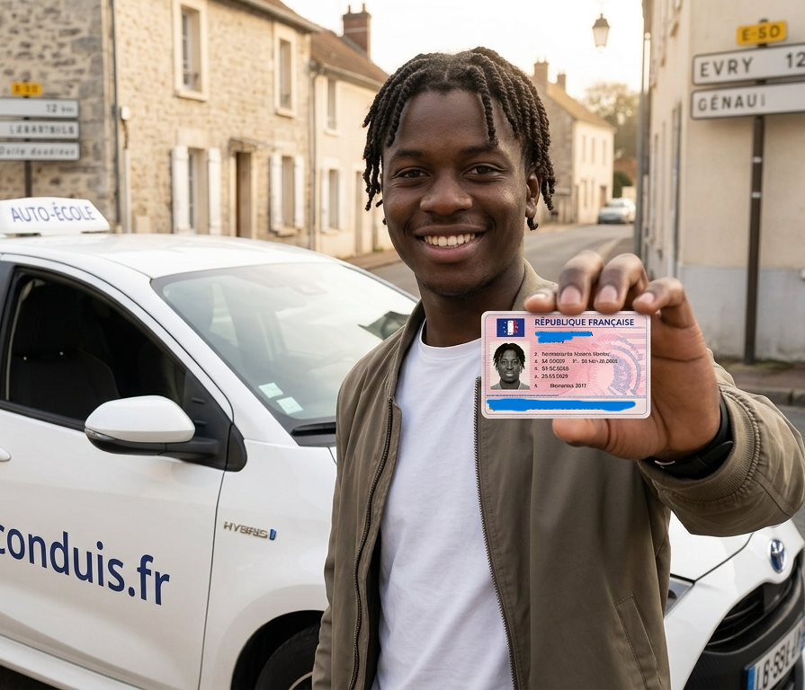 Ben avec son permis